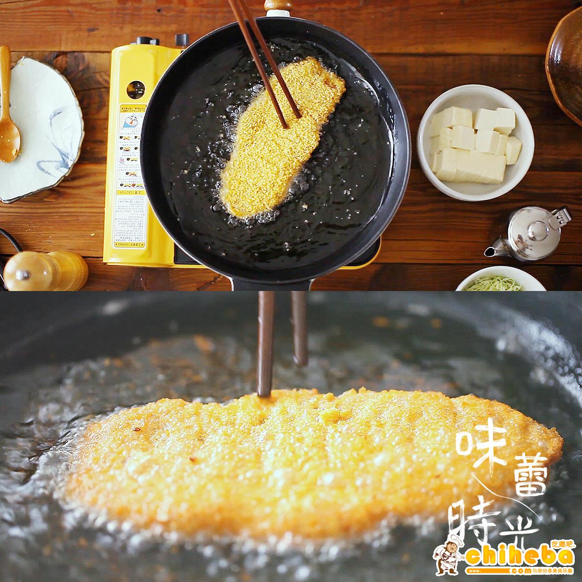 日式猪排饭配味噌汤的做法 步骤6